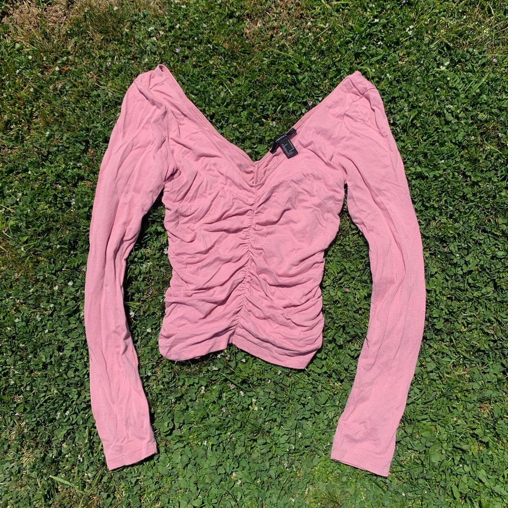 ruched shirt